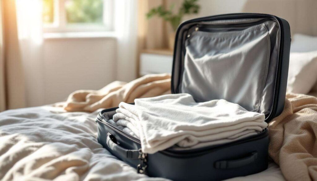The dryer sheet in suitcases that keeps clothes fresh : how scent survives months in storage