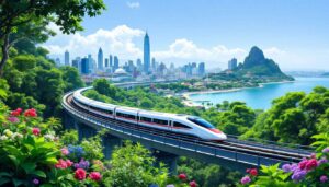 New High-Speed Train Now Connects Asia’s Trendiest City To Stunning Cultural Island