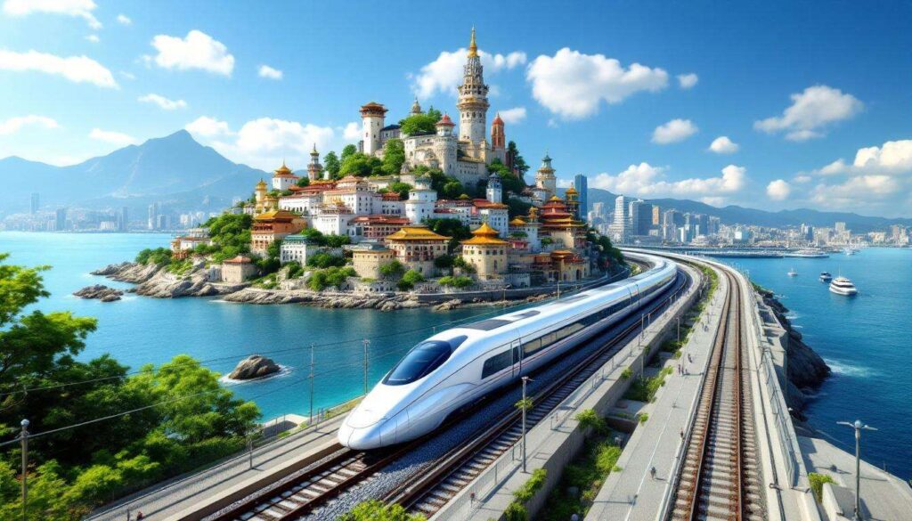 New High-Speed Train Now Connects Asia’s Trendiest City To Stunning Cultural Island
