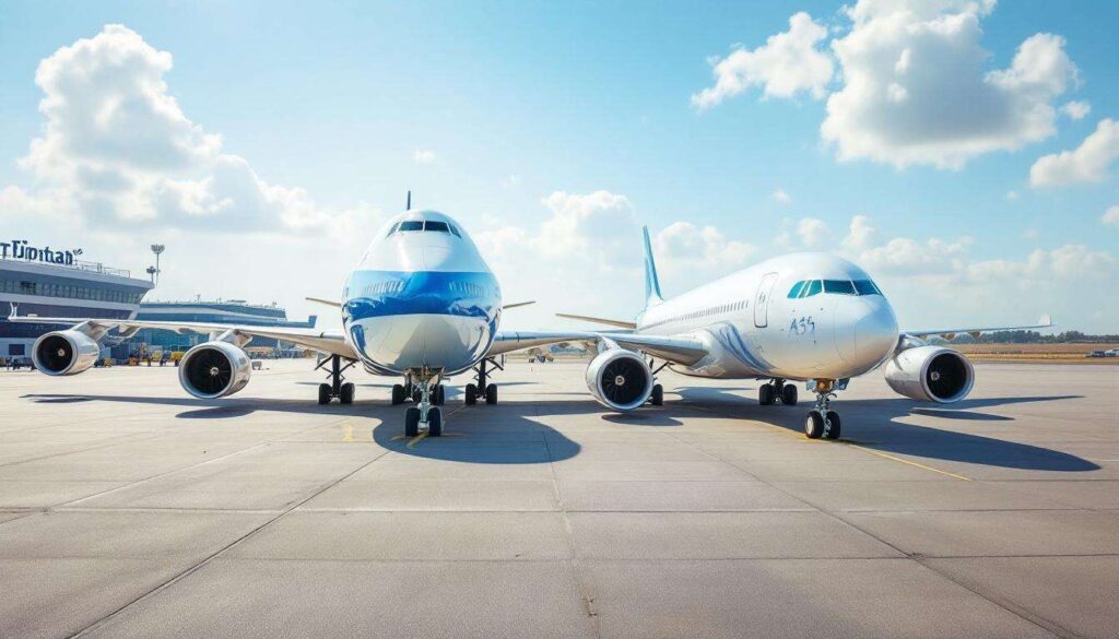 Here’s How Much Bigger The Boeing 747-400 Is Compared To The Airbus A350