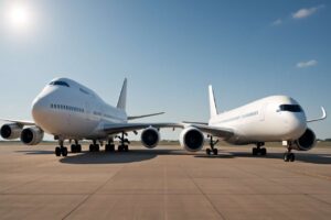 Here’s How Much Bigger The Boeing 747-400 Is Compared To The Airbus A350